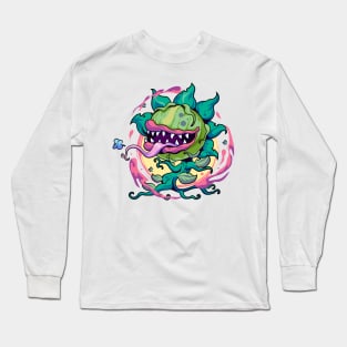 Monster Plant Goth carnivorous plant Long Sleeve T-Shirt